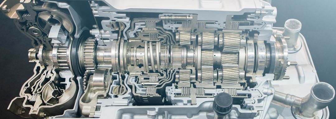 Cutaway view of a transmission system – car transmission basics explained