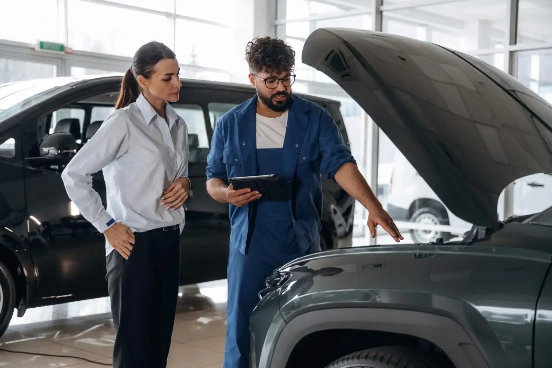 Transmission repair myths mechanic comparing worn and new transmission parts